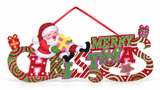 Glitter Merry Christmas Plaque – 42 cm