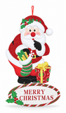 Santa Hanging Christmas Plaque – 36 cm
