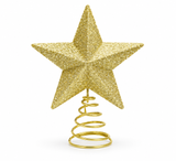 Mini Glitter Star Tree Topper – 13cm