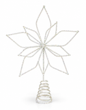 Glitter Flower Star Tree Topper – 20cm