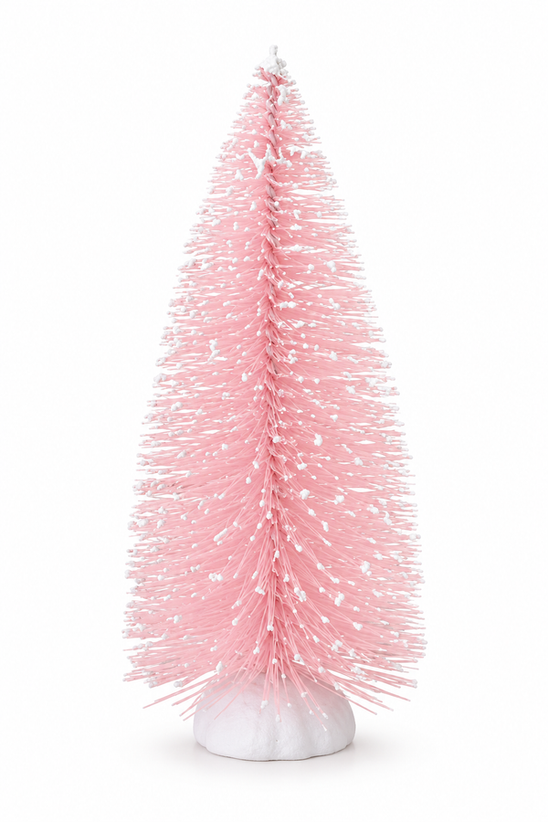 Coloured Bristle Christmas Tree 15 cm