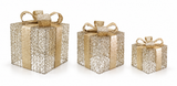 Glitter Decorative Presents – 3 Piece Set