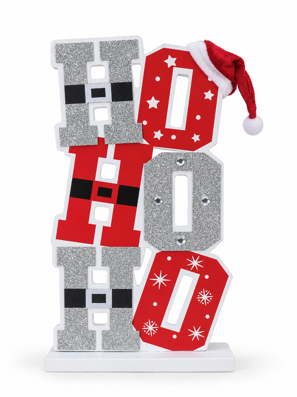 Ho Ho Ho Table Sign – 34 cm