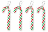 Decorative Candy Cane Ornaments – 15cm, 4 Pack