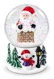Winter Santa Snow Globe