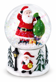 Winter Santa Snow Globe