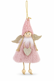 Pink and Cream Fairy Hanging Decoration – 17cm