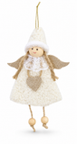 Pink and Cream Fairy Hanging Decoration – 17cm