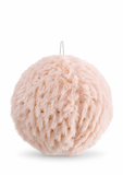 Fluffy Plush Christmas Bauble 10 cm