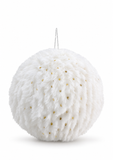 Fluffy Plush Christmas Bauble 10 cm