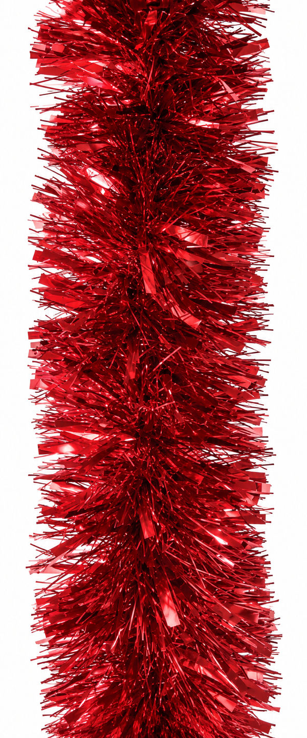 Red Chunky Christmas Tinsel – 3m