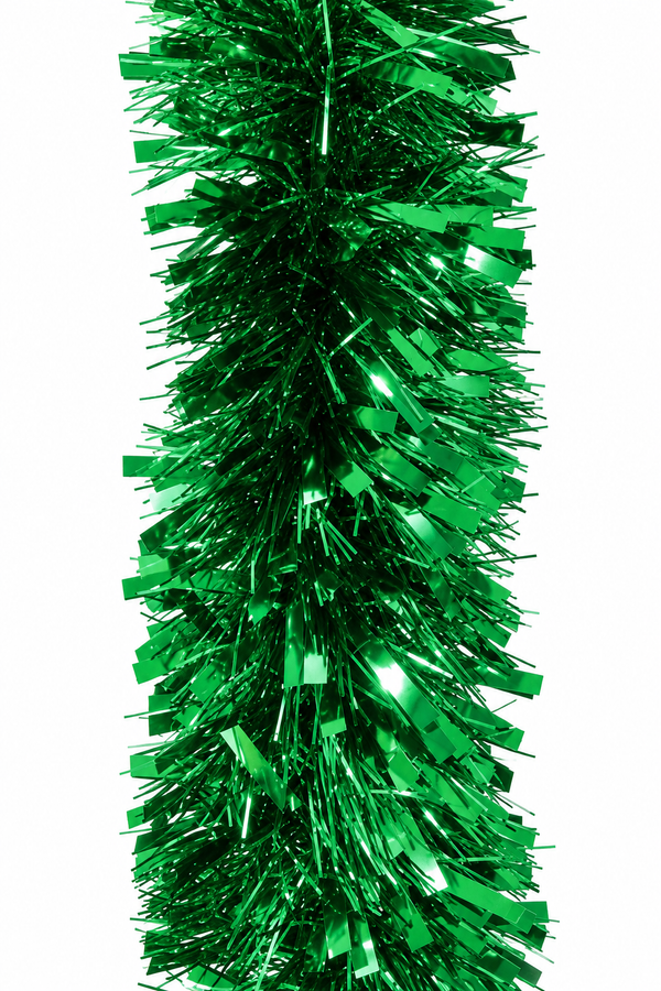 Green Chunky Christmas Tinsel – 3m