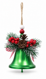 Matte Christmas Bell Hanging Decoration – 65mm