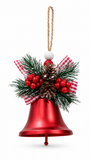 Matte Christmas Bell Hanging Decoration – 65mm