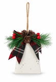 Retro Cowbell Hanging Decoration – 12cm