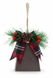 Retro Cowbell Hanging Decoration – 12cm