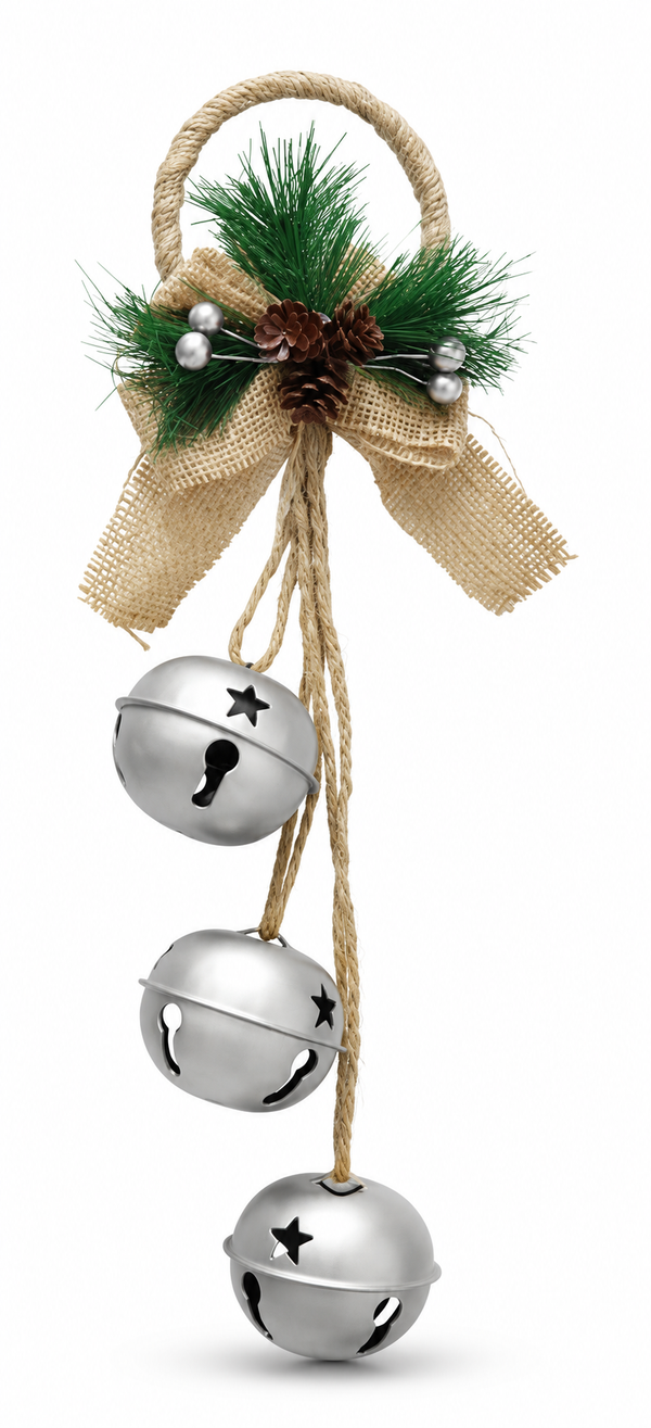 Matte Metallic Bell Door Hanger – 35cm