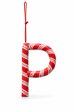 Candy Cane Alphabet Hanging Ornament – 10cm