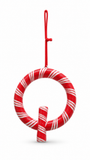 Candy Cane Alphabet Hanging Ornament – 10cm