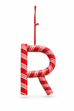 Candy Cane Alphabet Hanging Ornament – 10cm