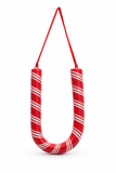 Candy Cane Alphabet Hanging Ornament – 10cm