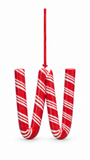 Candy Cane Alphabet Hanging Ornament – 10cm