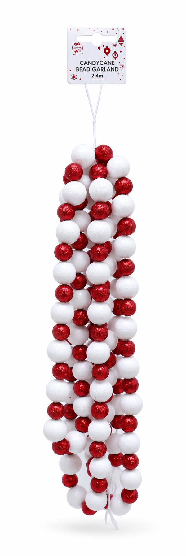 Candy Cane Bead Garland – 240 cm