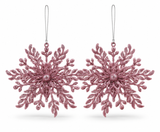 Glitter Christmas Hanging Decorations – 2 Pack