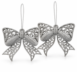 Glitter Christmas Hanging Decorations – 2 Pack