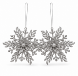 Glitter Christmas Hanging Decorations – 2 Pack