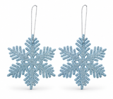 Glitter Snowflake Hanging Decorations – 3 Pack