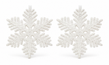 Glitter Snowflake Hanging Decorations – 3 Pack