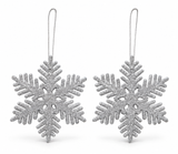 Glitter Snowflake Hanging Decorations – 3 Pack