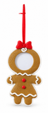 Gingerbread Photo Frame Hanging Ornament – 13cm
