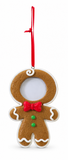 Gingerbread Photo Frame Hanging Ornament – 13cm