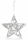 Openwork Metallic Star Hanging Decoration