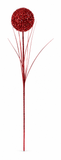 Tall Tinsel Ball Spray – 62cm