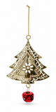 Shiny Christmas Tree and Bell Hanging Decoration – 15cm