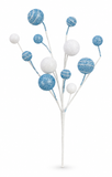 Two-Tone Bauble Spray – 30cm