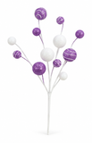 Two-Tone Bauble Spray – 30cm