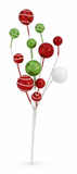 Two-Tone Bauble Spray – 30cm