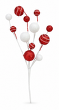 Two-Tone Bauble Spray – 30cm