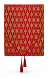 Red and Gold Foil Christmas Table Runner