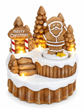 LED Musical Gingerbread Tree Scene