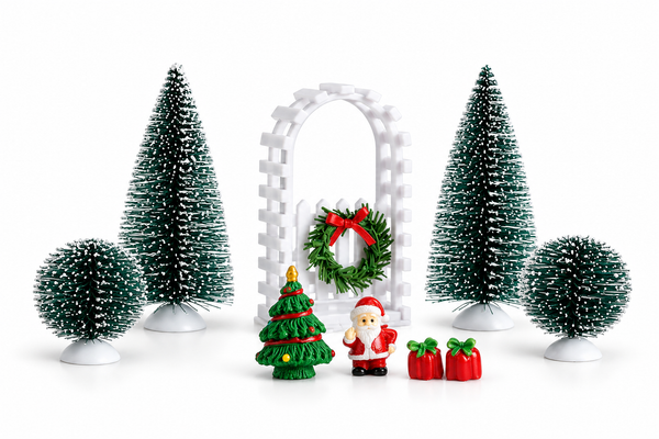 Mini Christmas Scene – 9 Piece Set