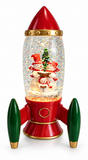 Musical Glitter Swirl Christmas Rocket