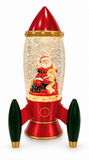 Musical Glitter Swirl Christmas Rocket