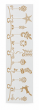 Christmas Snow Spray Border Stencil - 14 x 50 cm
