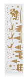 Christmas Snow Spray Border Stencil - 14 x 50 cm