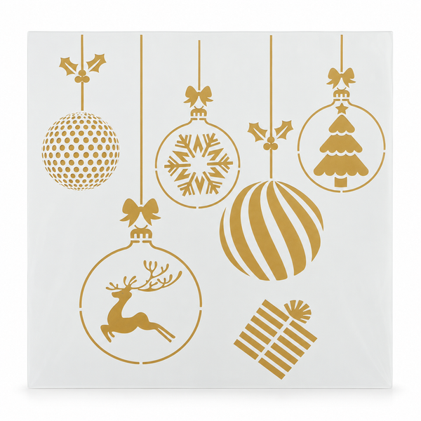 Christmas Snow Spray Stencil - 60 cm